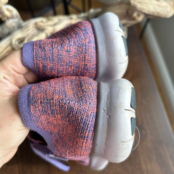 Nike Free Rn Flyknit pink purple Women’s Size 8 - Picture 5 of 8